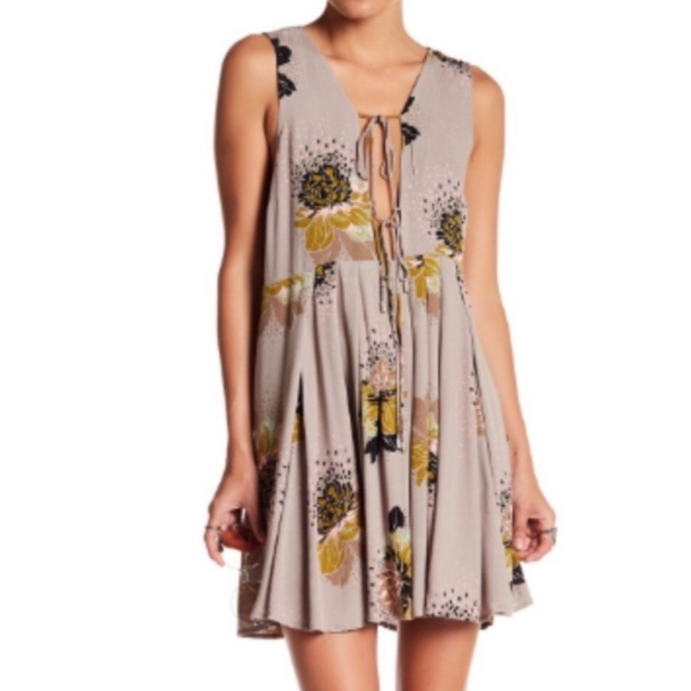 Free People Lovely Day Floral Tunic